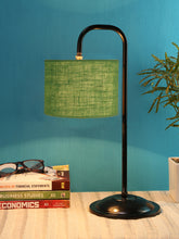Green Jute Shade Iron Table Lamp (RM13)